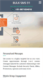 Mobile Screenshot of bulksms91.com